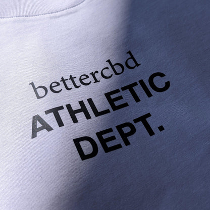 T-Shirt Donna Cropped Oversize Bettercbd® Athletic Dept. - Lavander