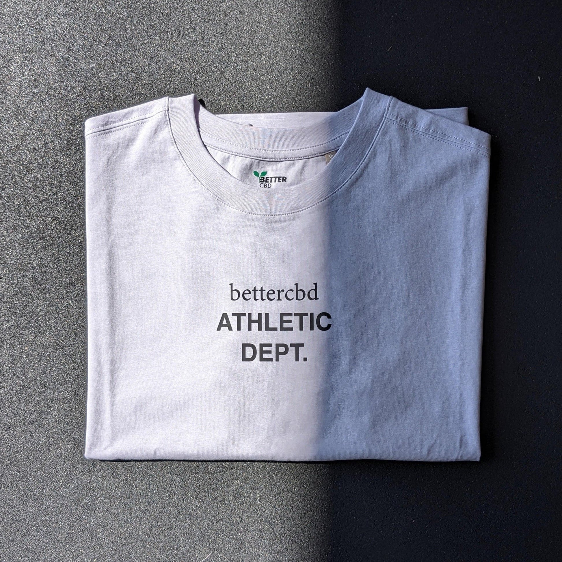 T - Shirt Donna Cropped Oversize Bettercbd® Athletic Dept. - Lavander - BETTER CBD